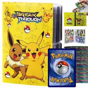   240 POKEMON KARTICA + ALBUM 3D UČIONICA ZA POKEMON KARTICE BINDER ZA 240 KARTICA