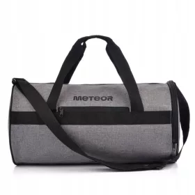 Okrugla sportska torba fitness Meteor Sirin 25 l siva