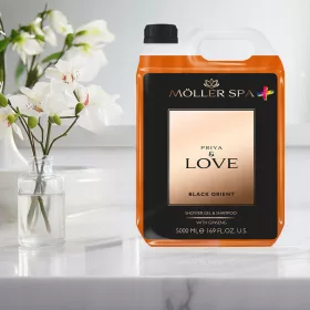   Möller SPA PRIJA & LOVE ŠAMPON I GEL ZA TUŠIRANJE SA ŽEN-ŠENOM 2u1 5L BEST4TECH PREMIUM