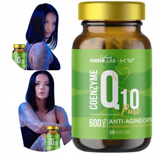 Hiro.Lab x Kamila Wybrańczyk Koenzim Q10 600mg – Suplement za Zdravlje i Vitalnost