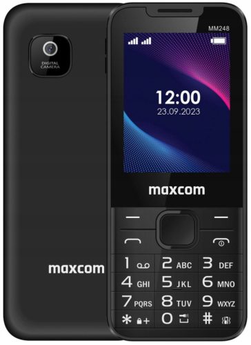 Maxcom MM248 4G DualSIM Usb C mobitel crni