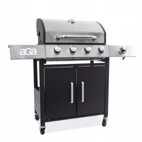   GRILL GAZOWY AGA Vrtni poklopac + termometar Velika rešetka od lijevanog željeza 14kW