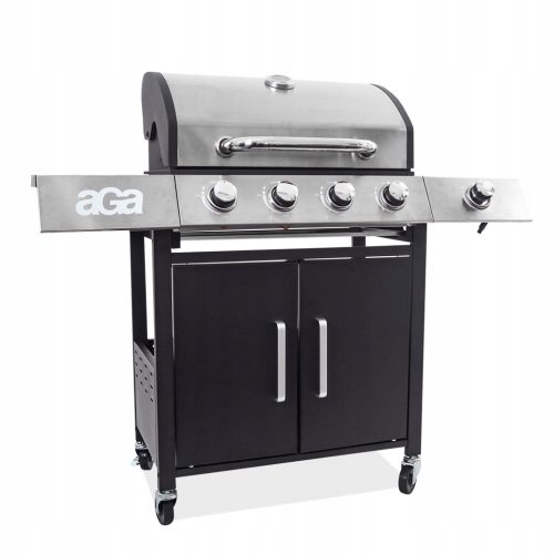 GRILL GAZOWY AGA Vrtni poklopac + termometar Velika rešetka od lijevanog željeza 14kW