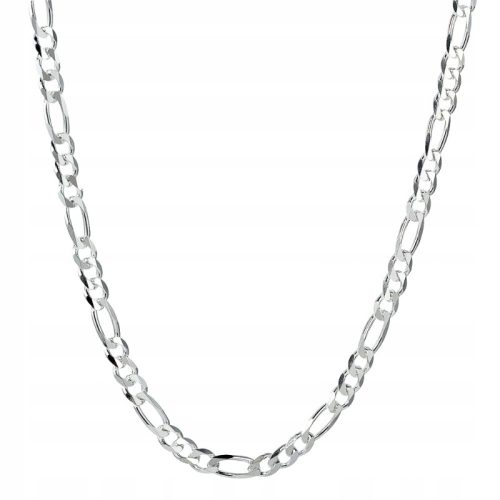 Elegantni muški srebrni figaro lanac od 925 srebra, dužine 50 cm, sjajni pokloni