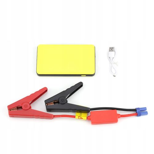 Przenośny rozrusznik za vozila 12V, punjač za akumulator, power bank za benzinske motore, 3,0 l, žuta boja
