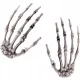  2Pcs Halloween kostur horor ukras kosti ruke