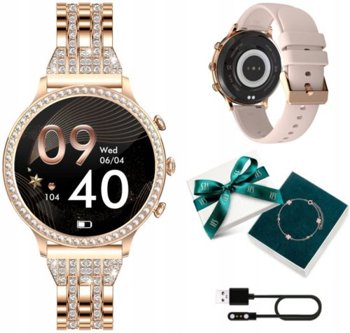 Smart sat Manta Diamond Lusso SWD01GD zlatni + YES narukvica