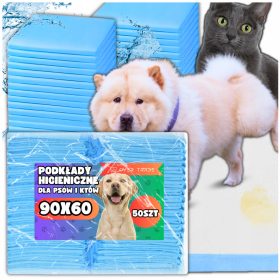 Pseći Podloge za Učenje Pišanja XL 90x60cm 50 Kom