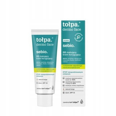 Tołpa BB krema SEBIO matirajuća korektivna krema SPF 30