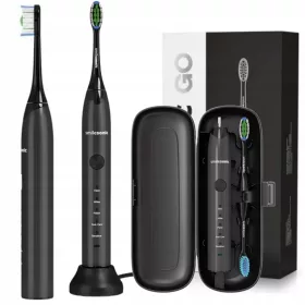    SMILESONIC EX SONIC ELEKTRIČNA ČETKICA ZA ZUBE, CRNA, SNAŽNA