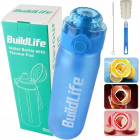    BuildLife sportska boca za vodu kapaciteta od 750 ml s 3 kapsule Blue