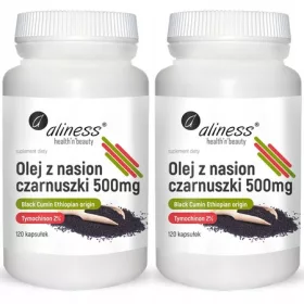   Paket S 2x Dodatak Prehrani Aliness Ulje Crnog Kima 2% Tymokinon - 120 Kapsula