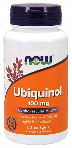 Now Foods Ubiquinol 100 mg, 60 kapsula - Visoka apsorpcija za energiju