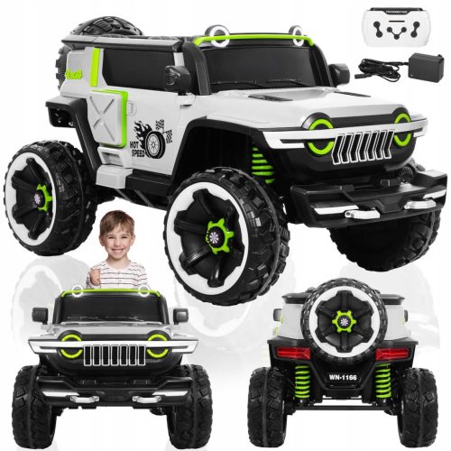  AUTO NA AKUMULATOR 30KG DALJINSKI KOZA 4x4 SVJETLA 2 OSOBE 4 MOTORA DJECA