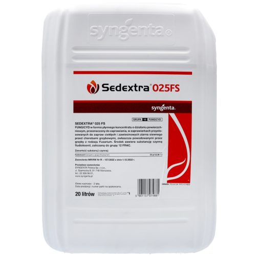 Sedextra 025 FS 20L - Fungicidni koncentrat za zaštitu sjemenskih žitarica