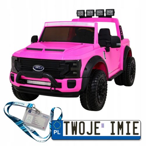  FORD SUPER DUTY BATERIJA 4X4 12V EKO KOŽA EVA MP3 USB LED REMEN