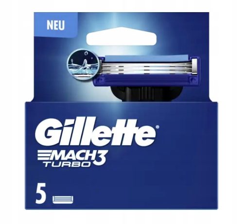  OŠTRICE ZA GILLETTE MACH3 TURBO MAŠINU 5 KOM.