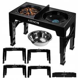    Set od dvije AZENO plastične posude za usporavanje, crne, 2 litre