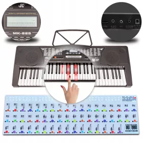   Meike MK-825 Orgulje s Klavijaturom Stalak NALJEPNICE Igre za Učenje SVJETLJENI KLJUČ
