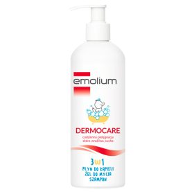   Emolium Dermocare 3 u 1: Šampon, Gel za Tuširanje i Kupka za Bebe, 400 ml