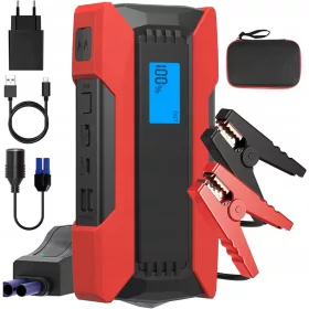   CAR POWERBANK 1500A ZA POKRETANJE VOZILA - PRIJENOSNI UREĐAJ S LED EKRANOM I USB PRIKLJUČKOM