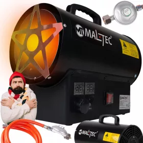   PLINSKI GRIJAČ SA TERMOSTATOM NA BUTLI, REDUKTOROM I LCD EKRANOM 25kW