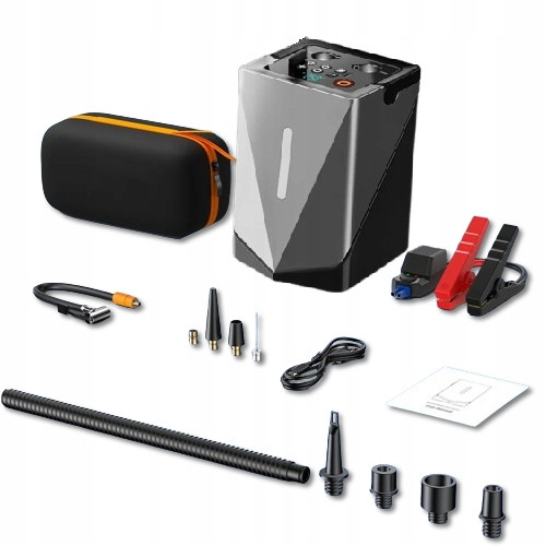 PRIJENOSNI AUTO STARTER, POWERBANK, 2000A, MULTIFUNKCIONALNI, PUMPA