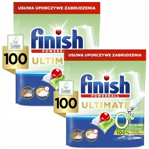  Finish Ultimate 0% Ekološke kapsule za perilicu posuđa ECO 200 komada