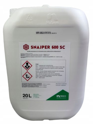 Snajper 600SC 20L - Koncentrirani Herbicid za Jesensku Upotrebu