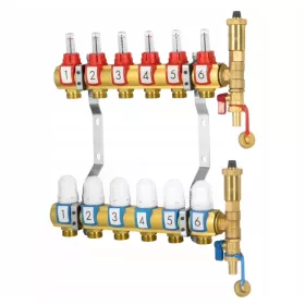  6-dijelni razdjelnik za podno grijanje