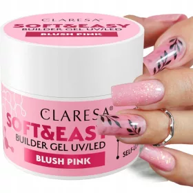   CLARESA SOFT & EASY GEL ZA IZGRADNJU NOKTIJU S Thixotropy BLUSH PINK 12 g