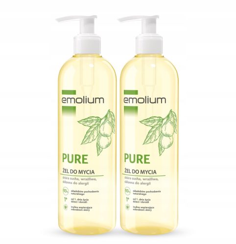 Emolium PURE Set od 2x 400ml Gel za pranje za osjetljivu kožu