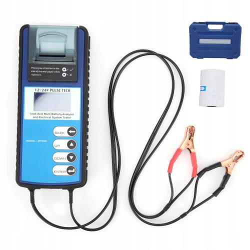 12V/24V Digitalni Tester Akumulatora za Automobile BT900 LCD Analizator Sustava Punjenja s Pisačem