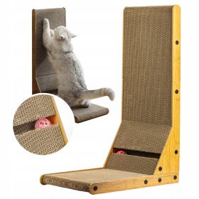   DRAPAK ZA MAČKE, veliki, s loptom, STOJI UZ ZID, od drveta, dimenzija 60x40
