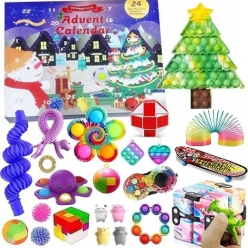 FIDGET IGRAČKA ADVENTSKI KALENDAR ANTISTRES POP IT