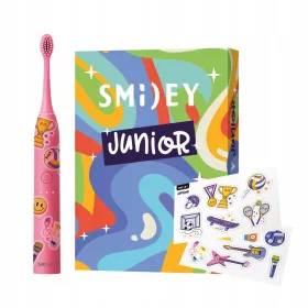    Sonic četkica za zube za djecu 7+ Smiley Junior+ naljepnice+ kalendar pranja