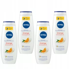   NIVEA ORANGE & AVOKADO Uljni gel za tuširanje za žene 500ml x4