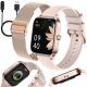  Pametni sat LEWER Ženski sat Polish Menu Calls HD gold