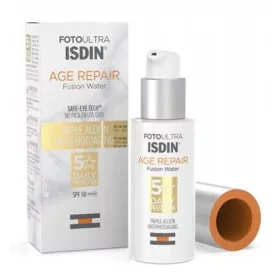   ISDIN Fotoultra Age Repair - Krem za lice SPF 50, trostruka zaštita od starenja, 50 ml
