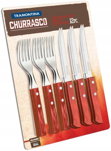 TRAMONTINA SET ZA STEAK POLYWOOD 12 komada blister 29899152