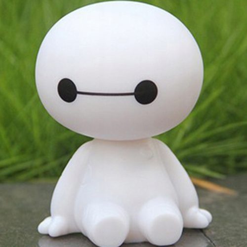 Dekoracija automobila Baymax Doll Robot Pokretna Glava