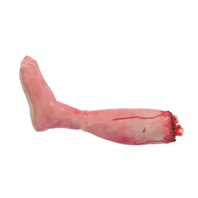   Krvožedni Halloween rekvizit - Realistična guma stopala s krvlju