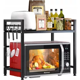    PODESIVA POLICA ZA MIKROVALNU PEĆNICU KUHINJSKI STALAK NA 2 kata