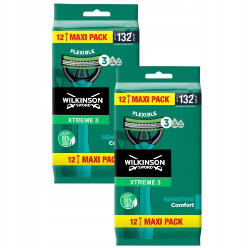 Wilkinson Xtreme3 Comfort Sensitive Brijač za Jednokratnu Upotrebu 24 kom.