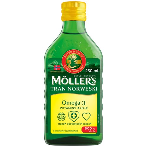Möller's Tran Norweski Citron - Visokokvalitetni Dijetetski Dodatak