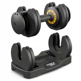  Obložene/gumirane podesive bučice Trex Sport 1x 12 kg