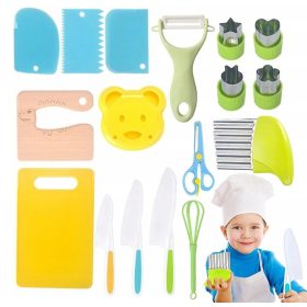   Sigurni noževi za kuhinjski pribor za djecu - Komplet 17 komada