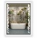  LED OGLEDALO COB 480 LED/1m U CRNOM ALUMINIJSKOM OKVIRU LOFT LOFT 70x80 cm