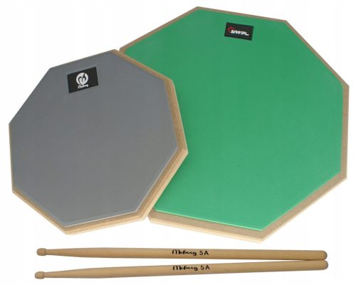 SET ZA VJEŽBANJE BUBNJEVA 8" + 12" + SA SETOM PALICA