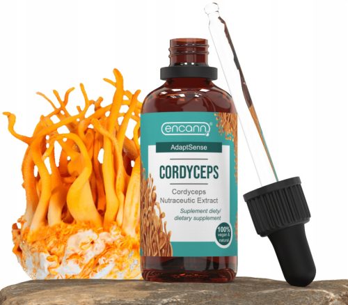 Cordyceps AdaptSense Encann® - Adaptogena Nutraceutyka u Kapima 50 ml